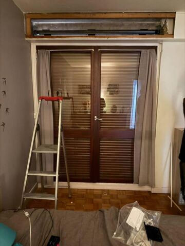 Chantier remplacement de volet manuel par volet électrique à Avon